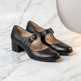 Clara - Scarpin Elegante em Couro Sintético