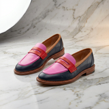 Lunessa - Mocassins com acento colorido