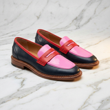 Lunessa - Mocassins com acento colorido
