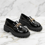 Sapatos Femininos Plateau Loafer