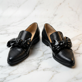 Cláudia - Loafer com Laço Decorativo
